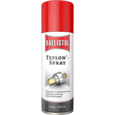 Засіб для догляду Ballistol 200 мл Teflon PTFE (тефлон, аерозоль)